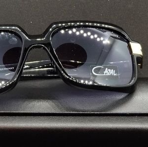 Cazal 607 black with tinted lens